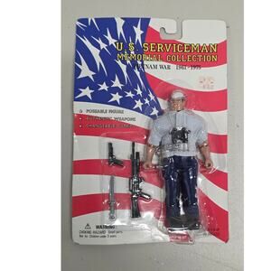 US Serviceman Navy Vietnam War 1996 Memorial Figure Sealed w Accessories